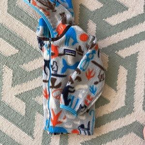 Patagonia 6-12m fleece zip up